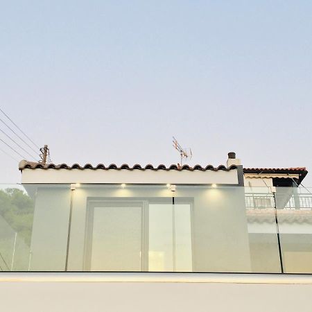 Villa Tranquility Lagonisi Exterior foto